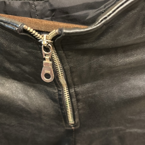 Leather pants soft as butter split a little on bottom sides for boots - Picture 5 of 10